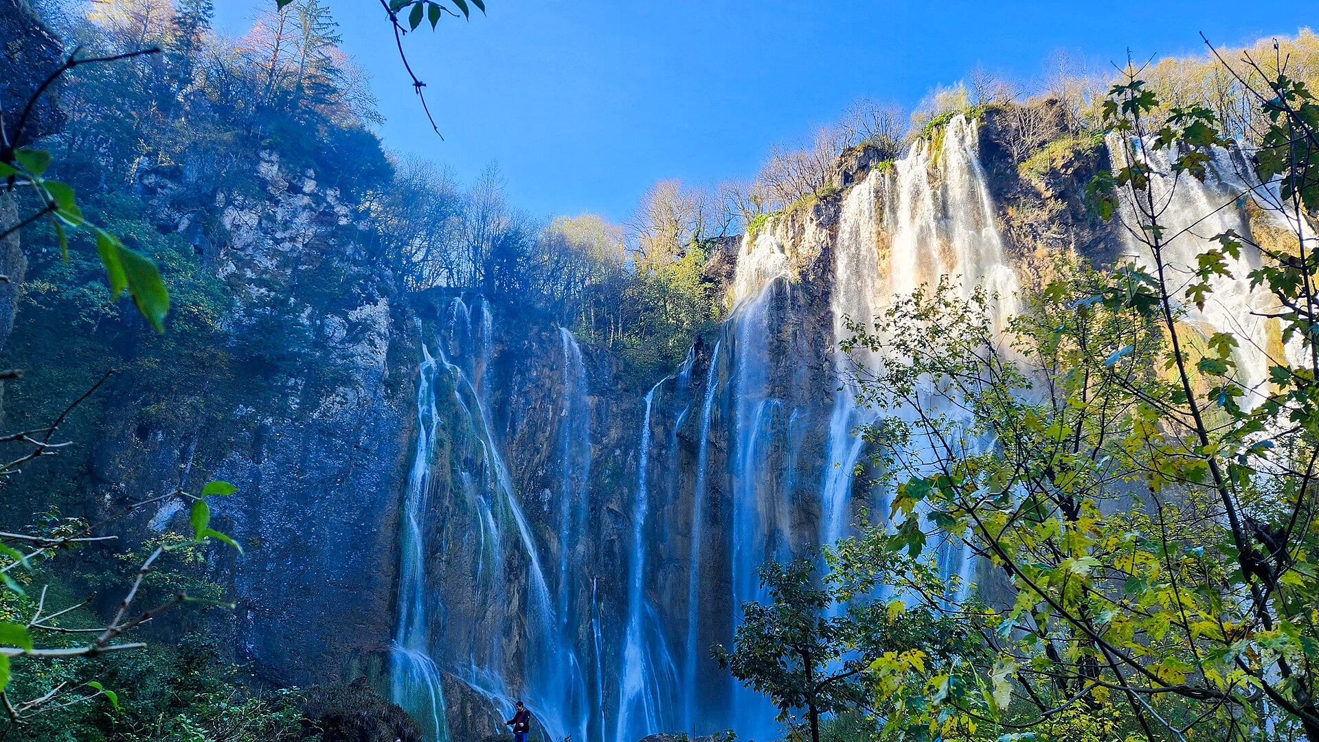 Grosser Wasserfall der Plitvicer Seen